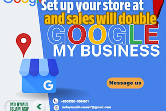 set up gmb, optimize, reinstate, and verify the gmb profile