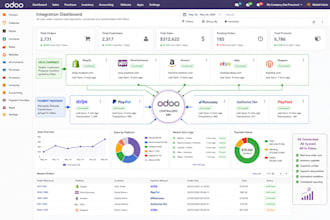 make odoo API integration shopify payment gateways and manymore
