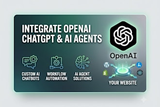 integrate openai chatgpt API or ai agents into your website