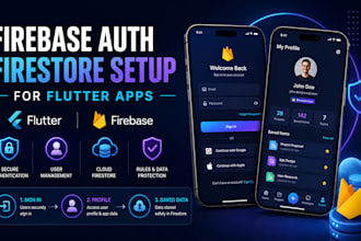 integrate firebase auth and firestore into your flutter app