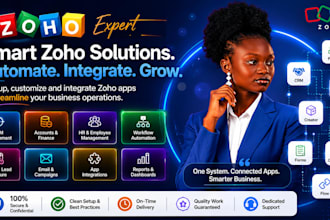 setup zoho people, zoho recruit, zoho site, and zoho CRM