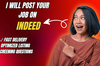 post your job on indeed, create and manage indeed job postings professionally