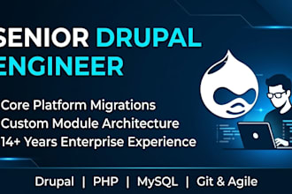 develop custom modules and handle advanced drupal engineering