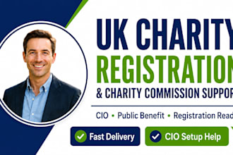 support UK charity registration with charity commission
