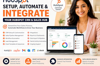 set up, customize, automate, and integrate your hubspot CRM and sales hub