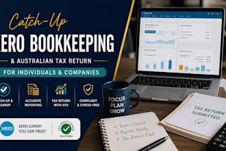 do catch up xero bookkeeping and file your australian individual or company tax