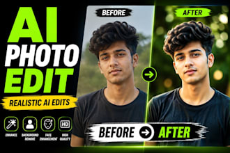 do professional ai photo editing and realistic ai images