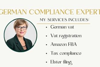 get german vat id, steuernummer registration, and eu oss tax, elster tax filing