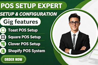 set up toast pos setup square pos clover pos shopify pos system