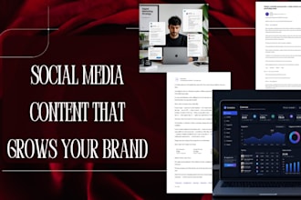 create social media writing content for your business
