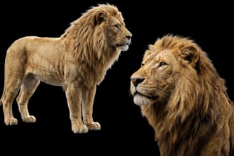 3d animal model realistic fur 3d xgen zbrush model, blender maya model, 3d print