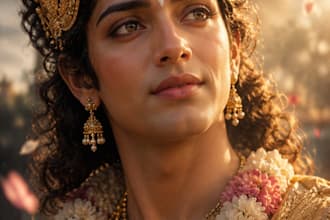 create cinematic ai mythology and devotional artworks