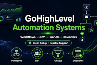 build gohighlevel workflows and automation systems