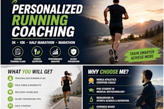create a personalized running training plan for you