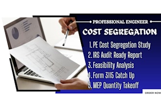conduct a cost segregation study for depreciation and tax planning strategies