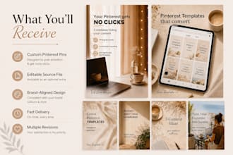 design aesthetic scroll stopping pinterest pins in canva