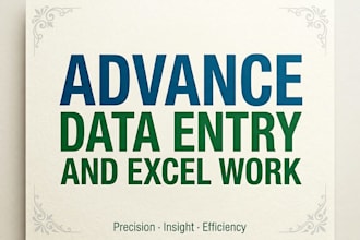 professional data entry with data cleaning