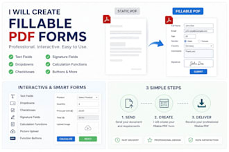 create a fillable PDF form