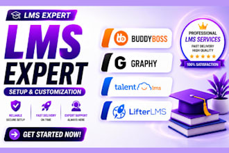 create course content on talentlms,buddyboss,lifterlms,graphy, and wordpress lms