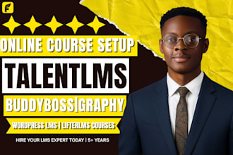 create course content on talentlms,buddyboss,lifterlms,graphy, and wordpress lms