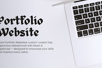 build a modern responsive portfolio website