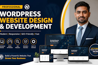 create wordpress website design and website development