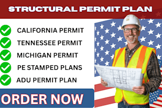 california michigan tennessee structural plan adu permit engineering pe stamp