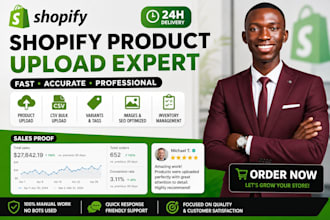upload shopify products with SEO optimized lisiting and variants autods zendrop
