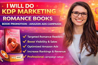 do kdp marketing romance books book promotion amazon ads campaign