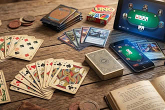 draw fantasy card game illustration and character concept art