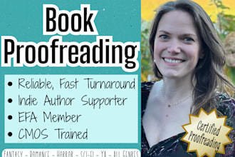 proofread your novel or manuscript