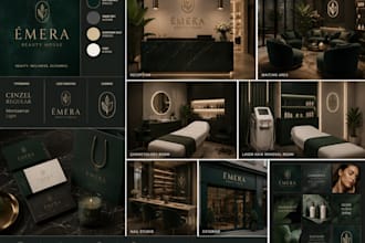reate luxury beauty, spa and skincare branding design