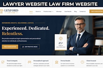 design modern lawyer website law firm website attorney website in wordpress