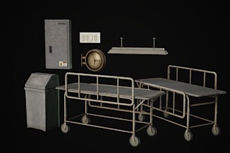 realistic game ready 3d props and environment assets