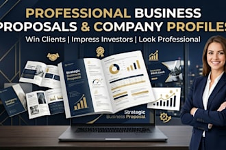 write a professional business proposal and company profile for your business