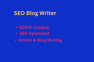 do SEO blog writing