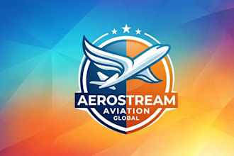 design awesome legal aviation logo with unlimited revision
