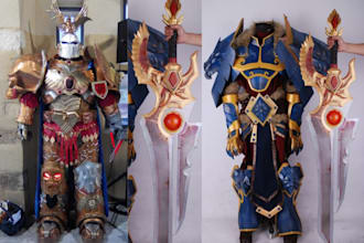 3dcosplay creation eva foam fabric halloween mask cosplay model 3d sword helmet