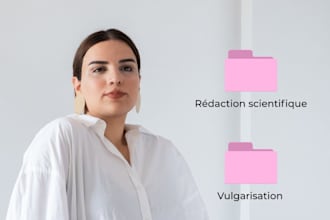 clear and engaging scientific articles in french or english