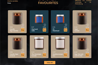 do candle website scented candle dropshipping shopify store