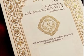 design luxury and elegant wedding invitation cards