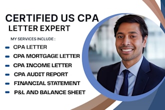 do CPA review and CPA audit financial statement, audit report and CPA letter