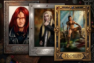 draw your fantasy, scifi or rpg character
