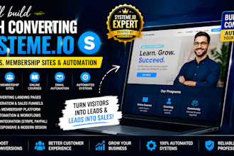 systeme io online course website sales funnel wordpress landing page samcart ghl