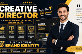 be your creative director for visual strategy, content, design and brand