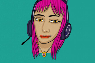 draw profile picture custom character art