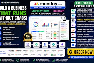 be your monday crm monday com expert monday automation clickup monday workflow