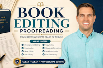 book editing book proofreading memoir formatting novel developmental book editor
