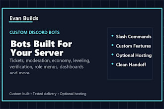 create a custom discord bot for your server