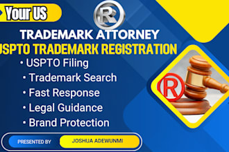 perform trademark search, trademark registration, file trademark attorney brand